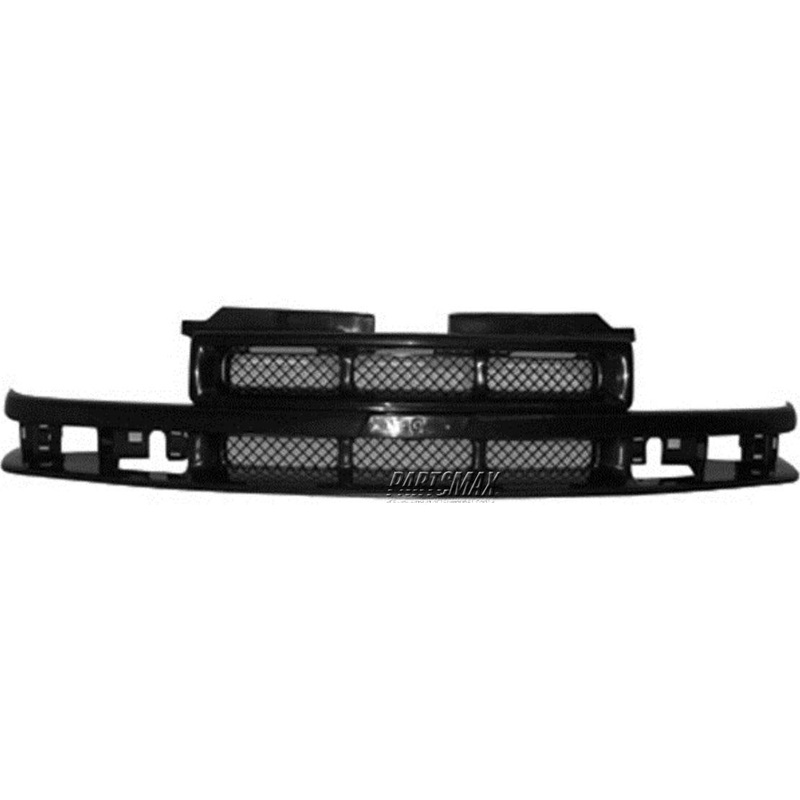 1015 | 2011-2017 JEEP COMPASS Front bumper cover lower w/o Tow Hooks; Textured | CH1015106|68109863AA