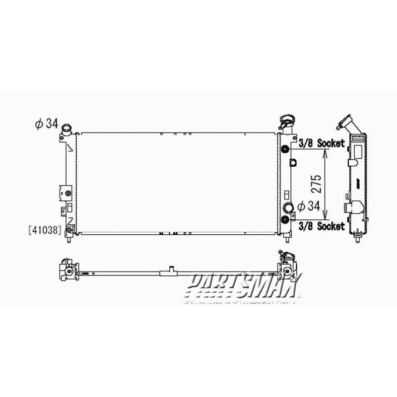 920 | 2005-2007 FORD FREESTYLE Grille molding limited/SEL model | FO1210103|5F9Z17B814BAA